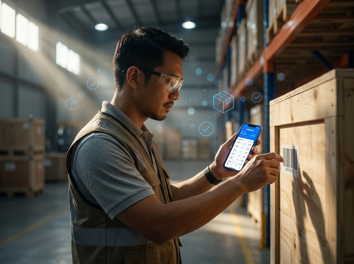 Aplikasi stok barang gratis dengan labamu pos gudang