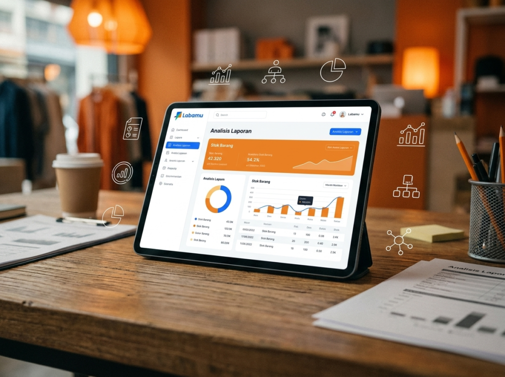 Aplikasi stok barang gratis dengan labamu pos kasir