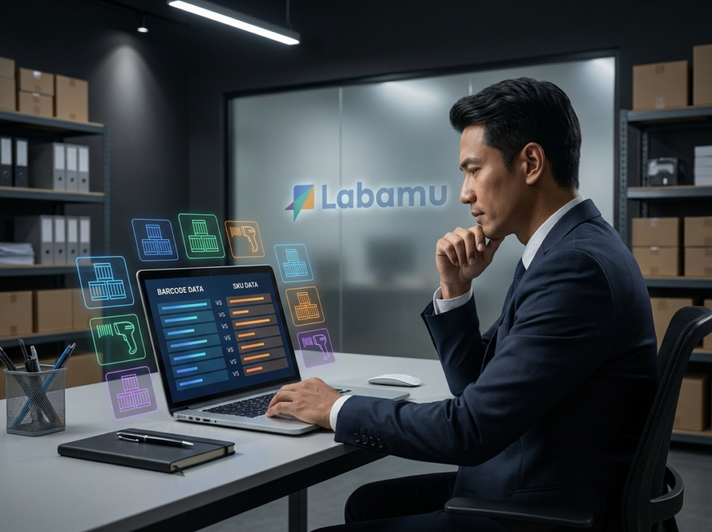 apa itu sku bersama labamu pos kasir jadi mudah