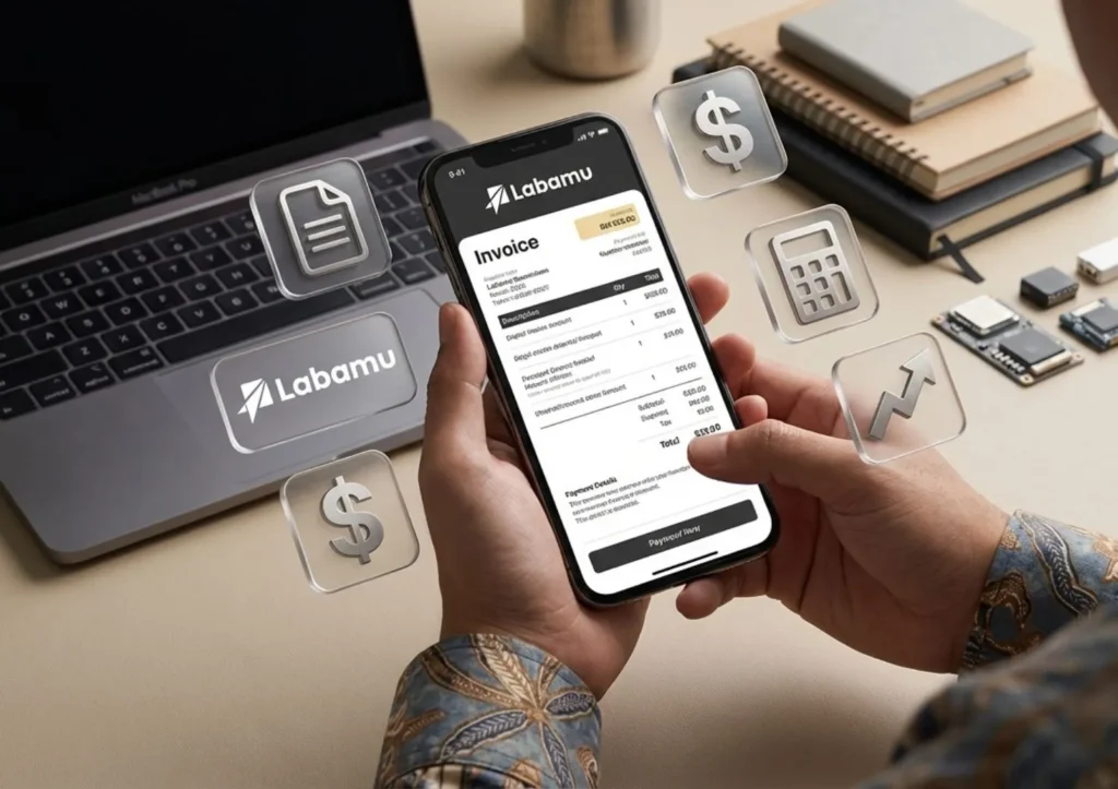 aplikasi kasir labamu pebisnis elektronik