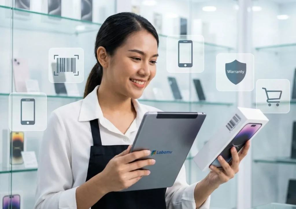 aplikasi kasir labamu toko elektronik