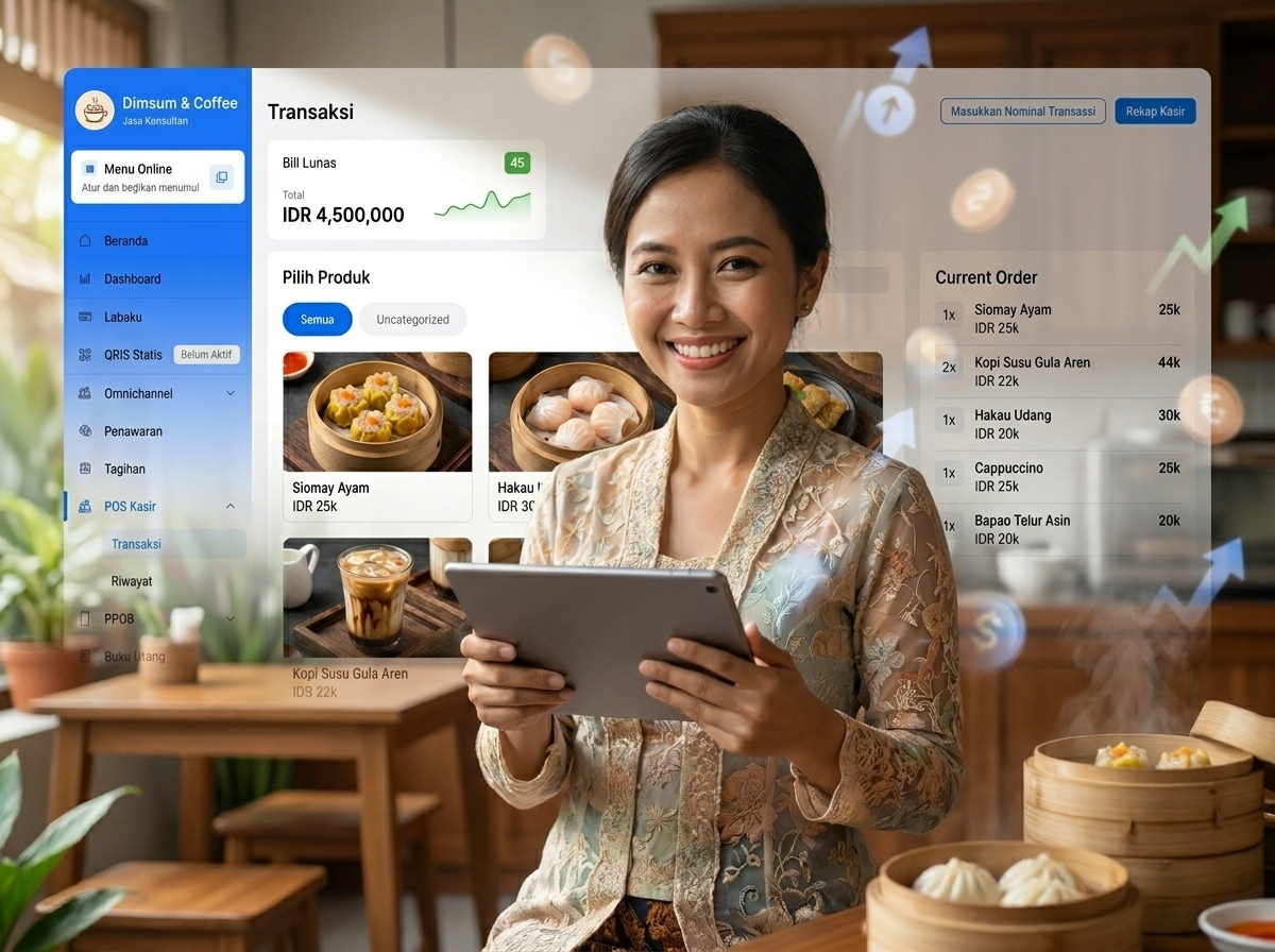 omset adalah cara melihat Labamu Aplikasi Kasir