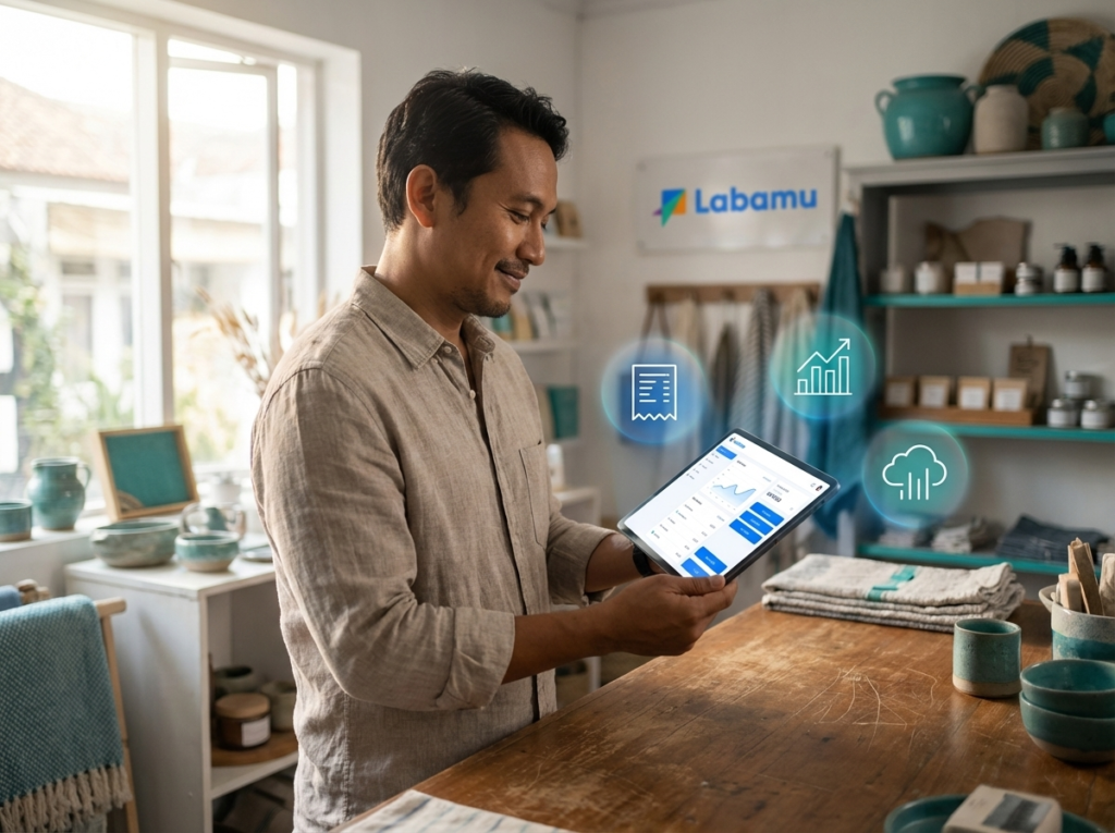 struk online dengan invoice online labamu