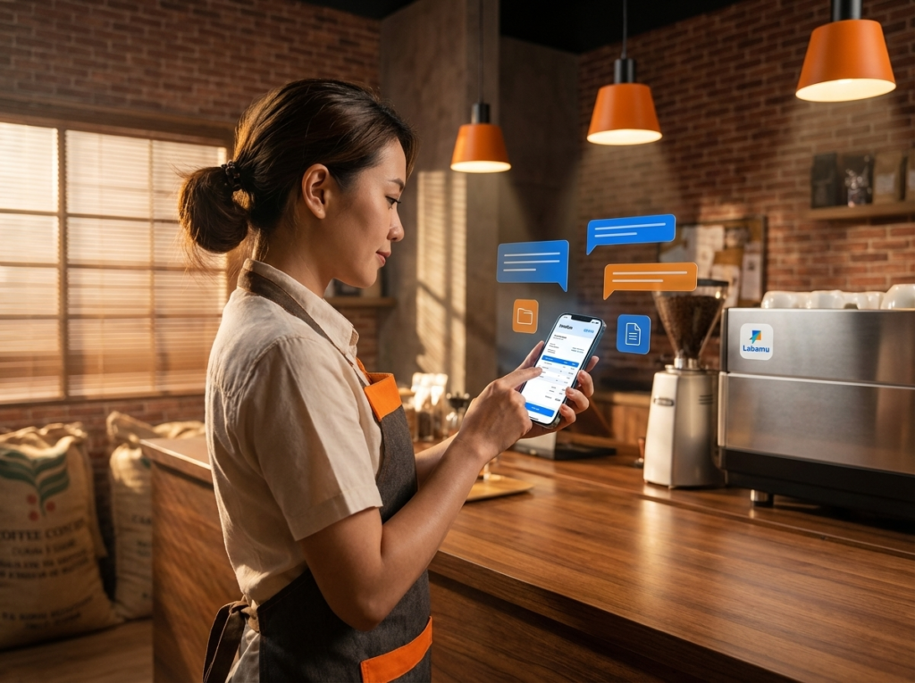 struk online dengan labamu invoice online