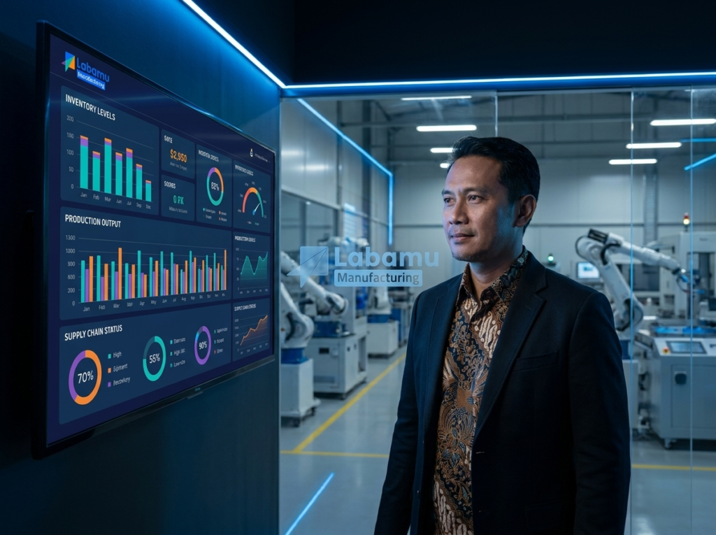 warehouse management system bagian produksi Labamu Manufacturing