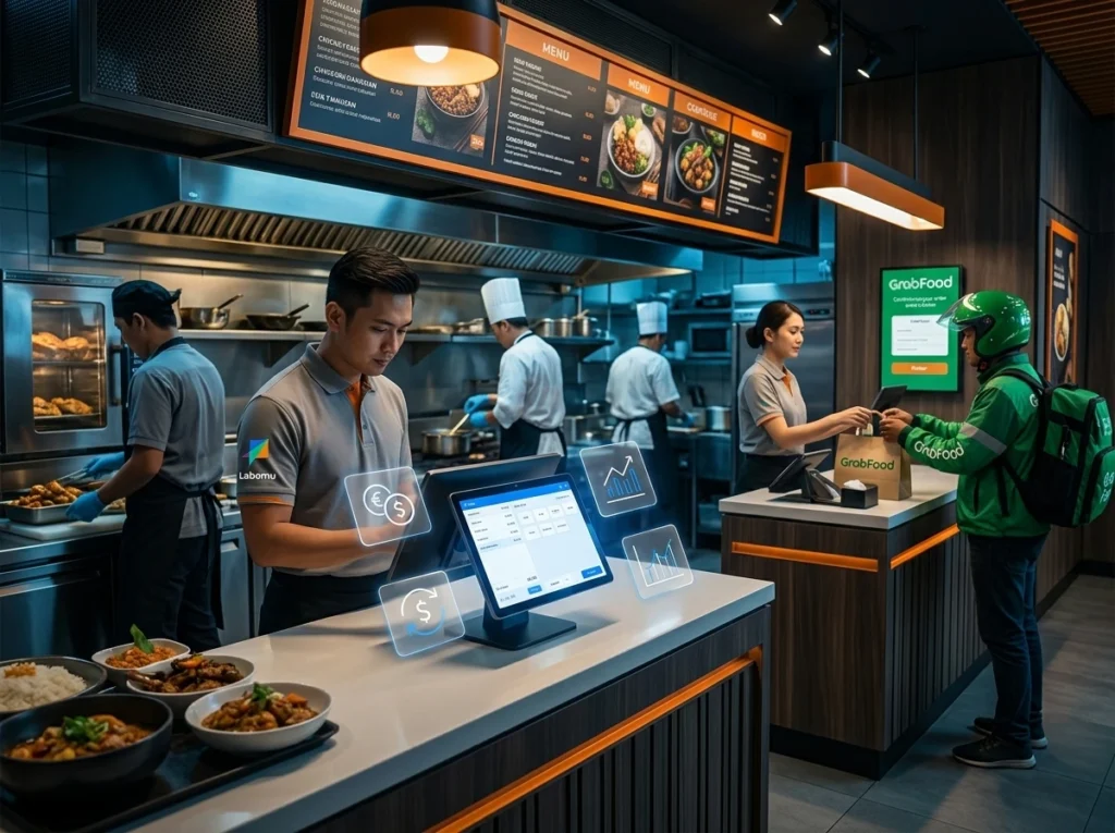 Cara Kelola Pesanan GrabFood dengan Labamu POS