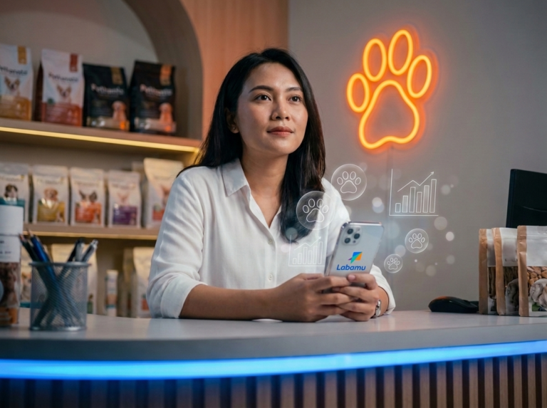 bisnis pet shop dengan POS Labamu