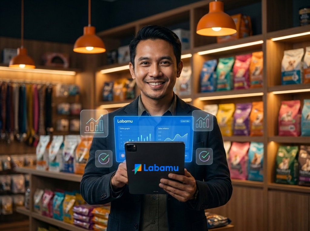 bisnis pet shop dengan labamu POS