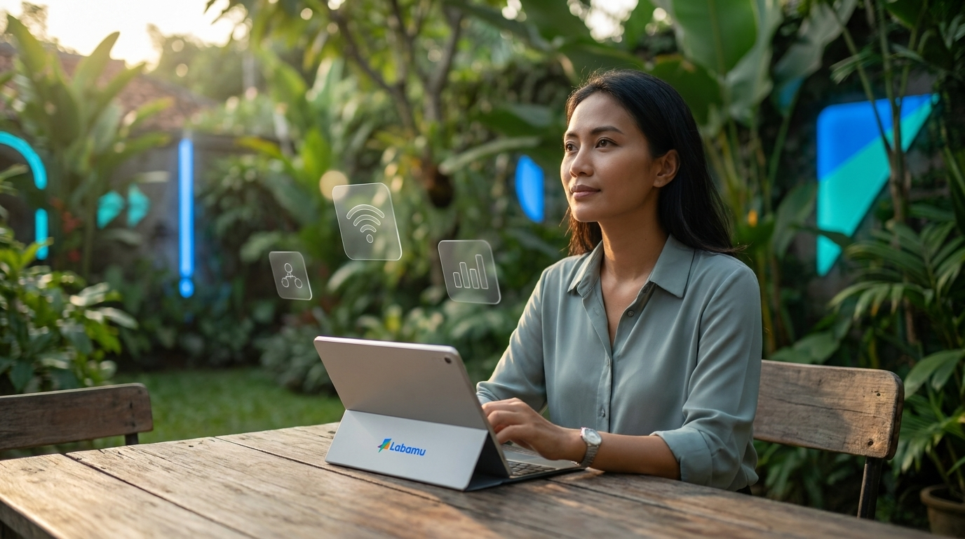 konsep bisnis cafe outdoor dengan POS Labamu