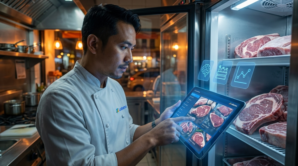 restaurant management system kelola stok