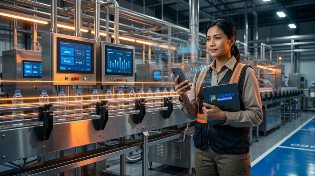 software produksi manufaktur bersama Labamu Manufacturing