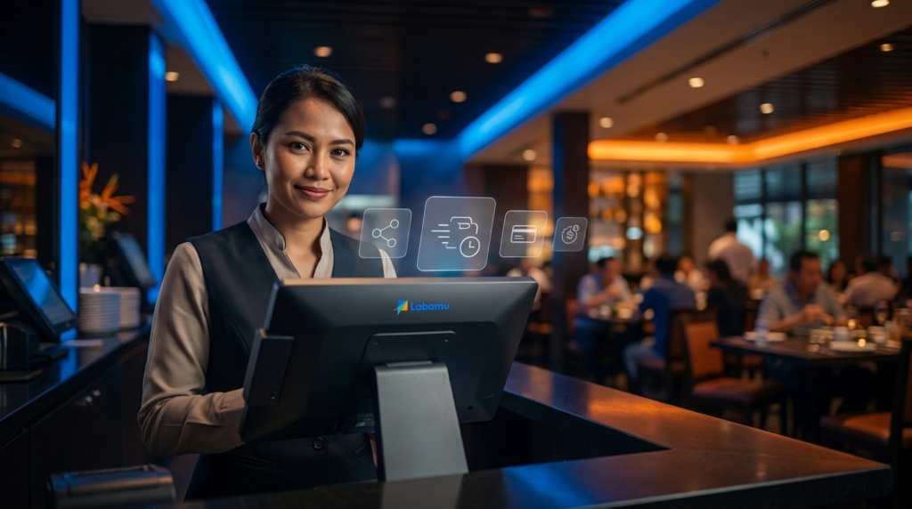 all you can eat atur dengan aplikasi pos labamu