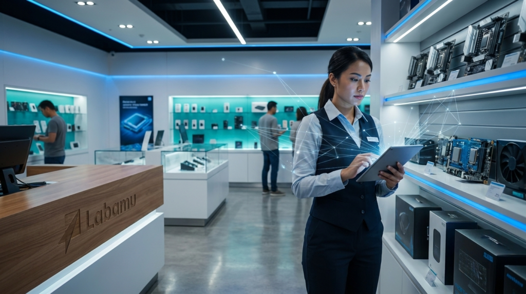 aplikasi kasir retail elektronik dengan Labamu POS