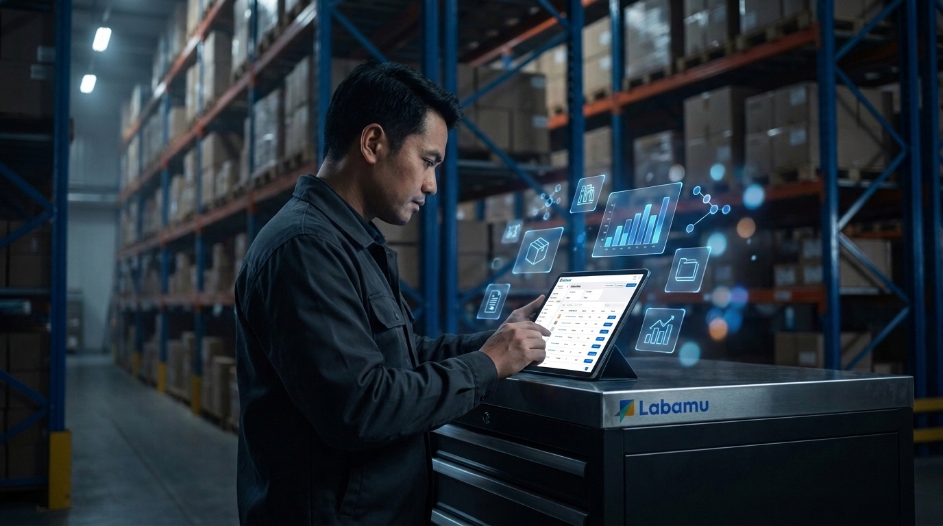 aplikasi persediaan barang untuk bisnis dengan labamu