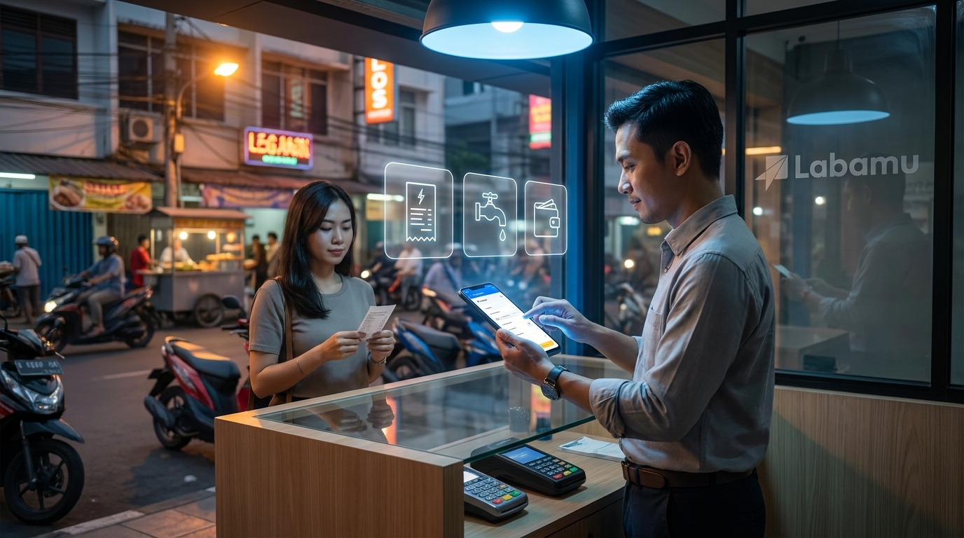 aplikasi ppob terbaik dengan sistem labamu pos