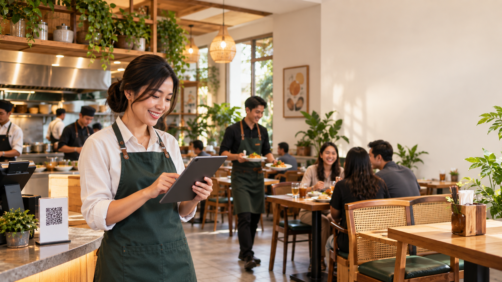 Operasional restoran terjaga berkat Labamu yang dibuat untuk merapihkan operasional setiap bisnis, salah satunya restoran.