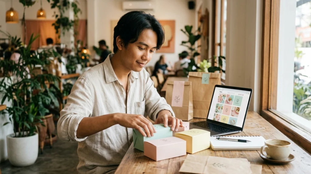 ide nama usaha makanan aesthetic usaha online