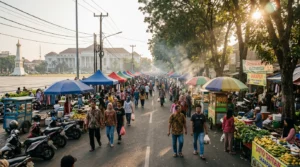 pasar mingguan landskap