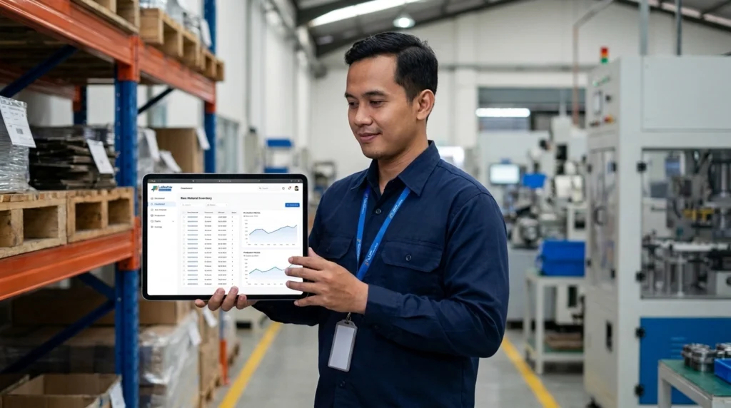 Sertifikasi ISO 9001 audit mutu pabrik produksi
