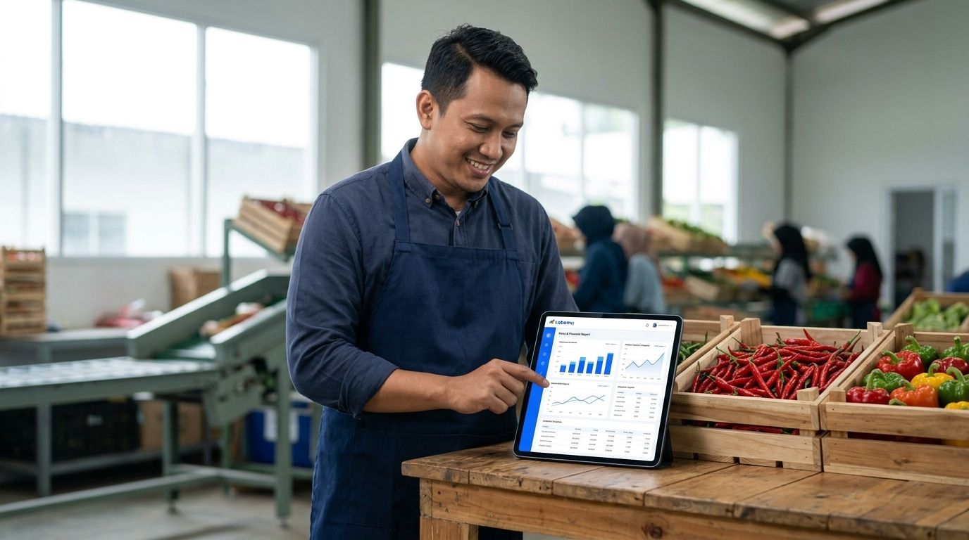 usaha agraris di indonesia